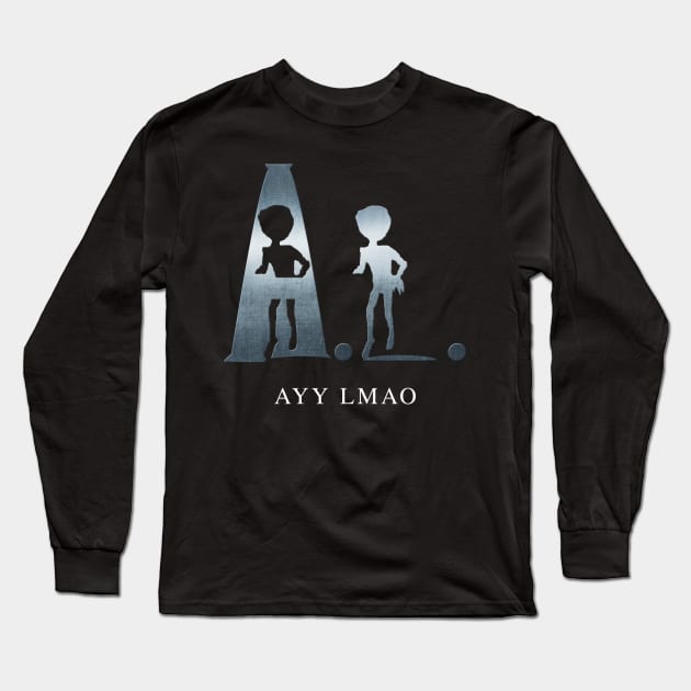 A. L. AYY LMAO Long Sleeve T-Shirt by MatheussBerant